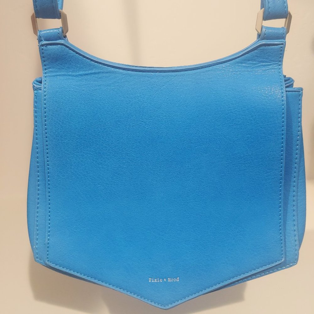 Pixie Mood Vegan Leather Blue Bag Crossbody Handbag